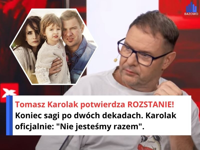 Tomasz Karolak potwierdza ROZSTANIE! Koniec sagi po dwóch dekadach. Karolak oficjalnie: "Nie jesteśmy razem".